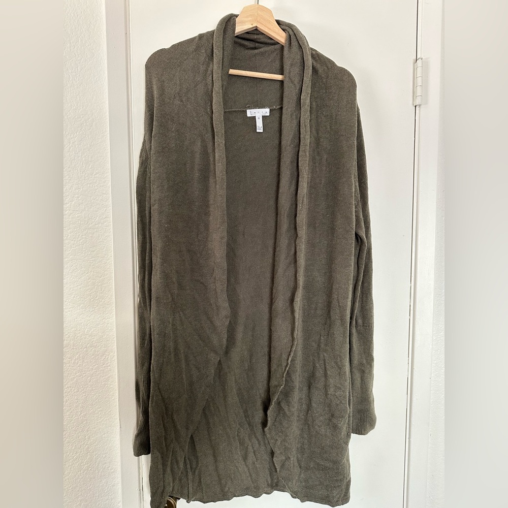 Leith open front cardigan